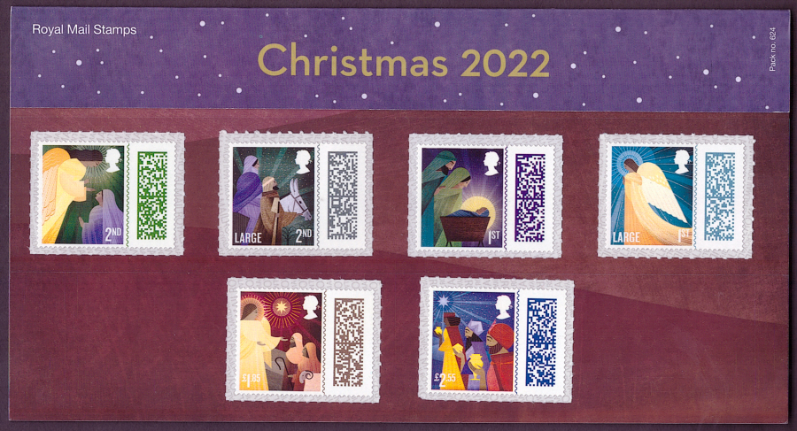 (image for) 2022 Christmas Royal Mail Presentation Pack 624